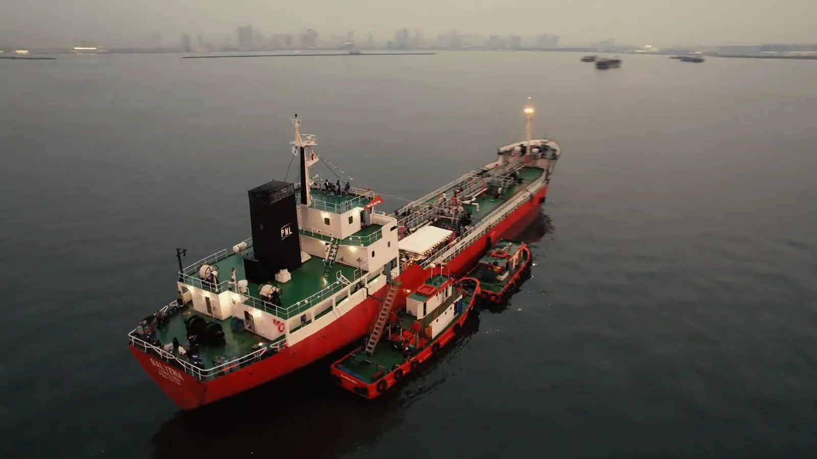 PNL crew and vessels at work